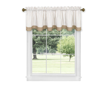 1 of 4:Cantonnière de fenêtre Westport - 58 x 14 - Taupe 