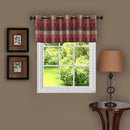 1 of 1:Harvard - Valance w/10 Sm Grommets - 58x14 Burgundy 