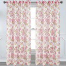 16 of 17:Yeldez Floral Foil Sheer Rod Pocket Window Panel and Valance Treatment, All Sold Separately 