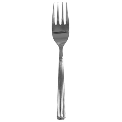 2 of 5:Home Basics Eternity Mirror Finish 4 Piece Stainless Steel Salad Fork Set, Silver 