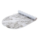 2 of 4:Bath Bliss Oval Bubble Bath Mat in Marble Print 