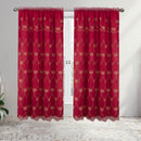 2 of 5:Lana Floral Embroidery Window Panel with Attached Valance and Backing, 55x84 Inches 
