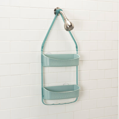 2 of 4:Carrito de ducha convertible de 2 vías Bath Bliss en cristal marino 