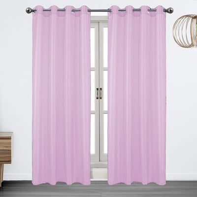 15 of 17:Brook Metallic Lurex Sheer Grommet Window Panel, 54x90 Inches 