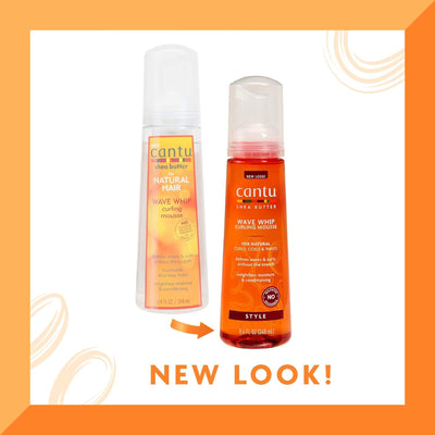 2 of 4:Cantu Shea Butter Wave Whip Curling Mousse, 8.4 Ounce 