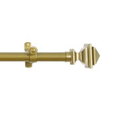 1 of 12:Buono II Bach Adjustable Window Curtain Rod, Gold 