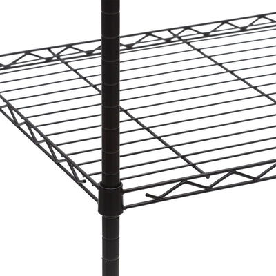 4 of 4:Neu Home Mini Fridge and Microwave Stand in Black 