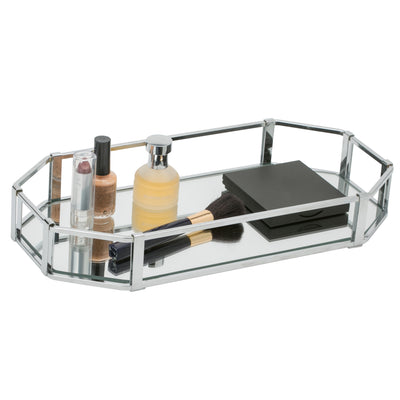 2 of 3:Accueil Détails Plateau de vanité avec miroir octogonal 