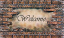 1 of 1:Welcome Bricks Outdoor Rubber Entrance Mat 18 in. x 30 in. 