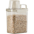 7 of 15:PREMIUS Plastic Food Storage Container with Measuring Cup, Clear-Natural 