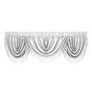 1 of 7:Bellissimo Crushed Satin Rod Pocket Panel And Waterfall Valance Window Treatments 
