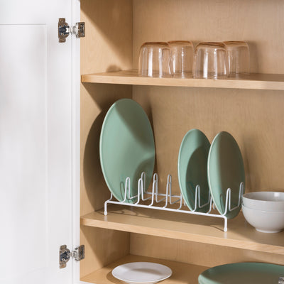 4 of 6:Home Basics Vinyl Coated Steel Plate Rack 