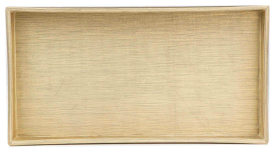 1 of 3:Home Basics Plastic Vanity Tray, Gold 
