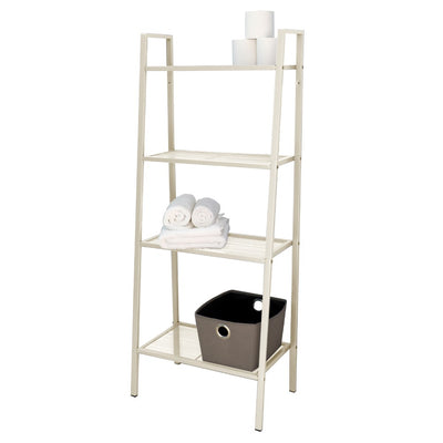 1 of 3:Home Basics Estante de metal mediano de 4 niveles, (24