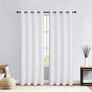 3 of 11:Silas Damask Metallic Grommet Room Darkening Window Panel, 52x84 Inches 
