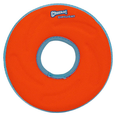3 of 5:Chuckit Zipflight Flying Disc Dog Toy, Medium 8.5 Inches, Green-Blue or Orange-Blue 