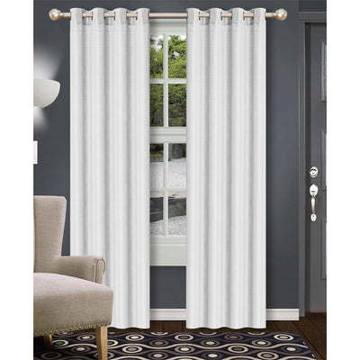 3 of 6:Skyler Yarn Dyed Sheer Grommet Window Panel, 54x84 Inches 