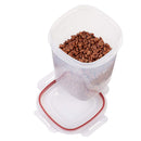 4 of 5:Rubbermaid Lock-Its Food Storage Canister With Easy Find Lid, 15 Cup, Racer Red 