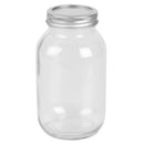 2 of 4:Home Basics 33oz. Wide Mouth Clear Mason Canning Jar 
