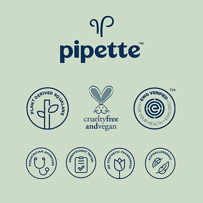 4 of 4:Pipette Baby Wipes with Renewable Plant-Derived Squalane, Fragrance-Free, 50 Count 