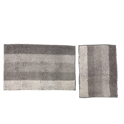 4 of 6:Premius Lina - Juego de alfombrillas de baño de chenilla con lazo de 2 piezas, 20 x 32, 17 x 24 pulgadas 