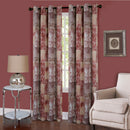 1 of 1:Panel de cortina de ventana con ojales Vogue 50x63 - Marsala 
