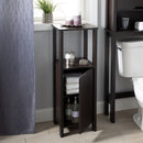 3 of 4:Neu Home 3 Shelf Ambassador Floor Cabinet in Espresso 