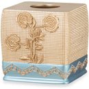 7 of 8:Juego completo de decoración de conjunto de baño Ombre Rose, azul dorado, todo se vende por separado 