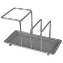 3 of 6:Home Basics 3 compartment Satin Nickel Sink Organizer 