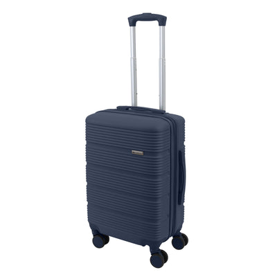 7 of 9:G-Force 3 Piece Expandable Rolling Luggage Set in Navy 3 Piece Set Includes Sizes 20