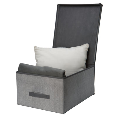 2 of 2:Caja de almacenamiento gigante Simplify en gris 