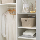 4 of 4:Simplify Medium Grommet Storage Bin in Faux Jute 