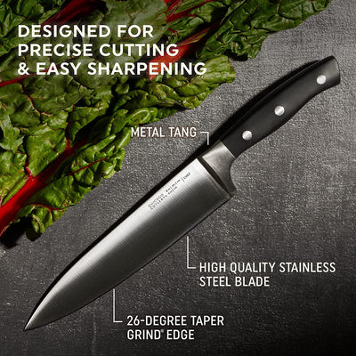 5 of 6:Chicago Cutlery Insignia Triple Rivet Poly 18 Piece Kitchen Knife Block Set 