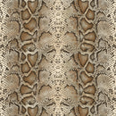 4 of 4:Python Grommet Window Curtain Panel - 52x63 - Brown/Gold 