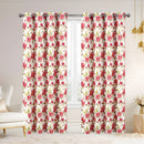 6 of 6:Naila Metallic Floral Room Darkening Grommet Window Curtain Panel, 54x84 Inches 