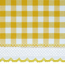 4 of 4:Panel de cortina para ventana con cuadros Buffalo - 42x63 - Amarillo 