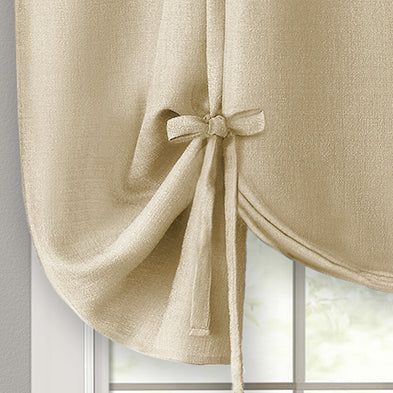 3 of 4:Sombra para atar cortinas de ventana Darcy - 58x63 - Bronceado 