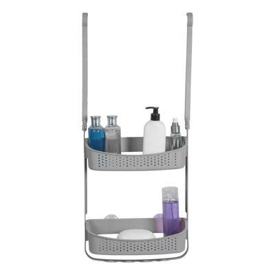 3 of 4:Carrito de ducha convertible de 2 vías Bath Bliss en gris 