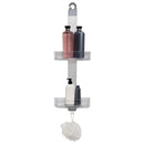 2 of 4:Bath Bliss Adjustable Rust Proof Aluminum 2 Tier Shower Caddy 