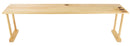 3 of 6:Étagère multi-usages Home Basics en bois de chêne, gain de place, 76 x 15 x 20 cm 