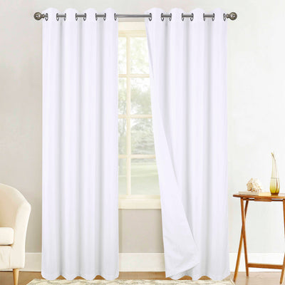 1 of 6:Panneau de fenêtre à œillets ondulés en jacquard Bellisimo, 54 x 84 pouces 