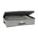 2 of 4:Coffre de rangement sous le lit Simplify en gris chiné 