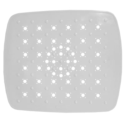 1 of 4:Home Basics Small PVC Sink Mat, White 
