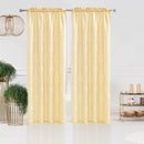 19 of 21:Lizet Damask Jacquard Rod Pocket Window Panel and Valance Treatments, All Sold Separately 
