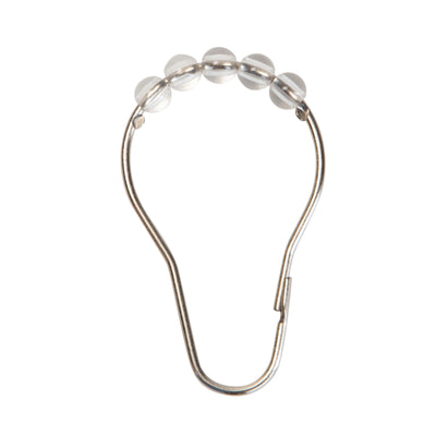 1 of 4:Bath Bliss 12 Pack Shower Curtain Rings in Clear 