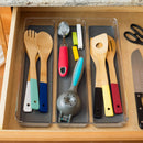 2 of 3:Home Basics 12 x 15 x 2  Plastic Drawer Organizer with Rubber Liner 
