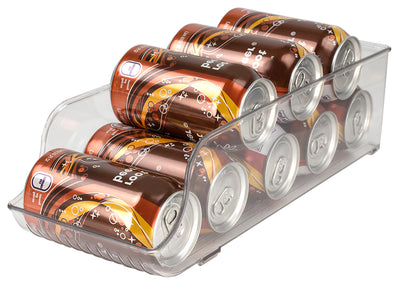 1 of 5:Distributeur de sodas et de conserves en plastique emboîtable Home Basics, transparent 