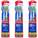 1 of 9:Brosses à dents manuelles Colgate 360 Surround avec nettoyeur de langue et de joues, lot de 6 (lot de 3) 