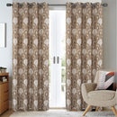 5 of 6:Jewel Rising Sun Jacquard Grommet Window Panel, 54x84 Inches 