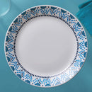 2 of 4:Corelle Everyday Expressions 12 Piece Dinnerware Set, Service for 4, Azure Medallion 
